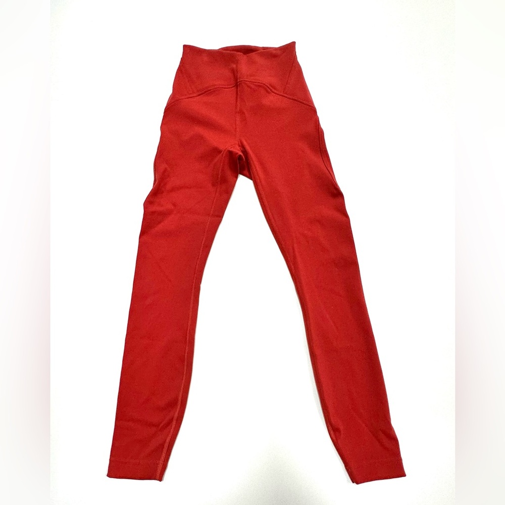 Lululemon InStill High Rise Tight 25” in size 0 Rust